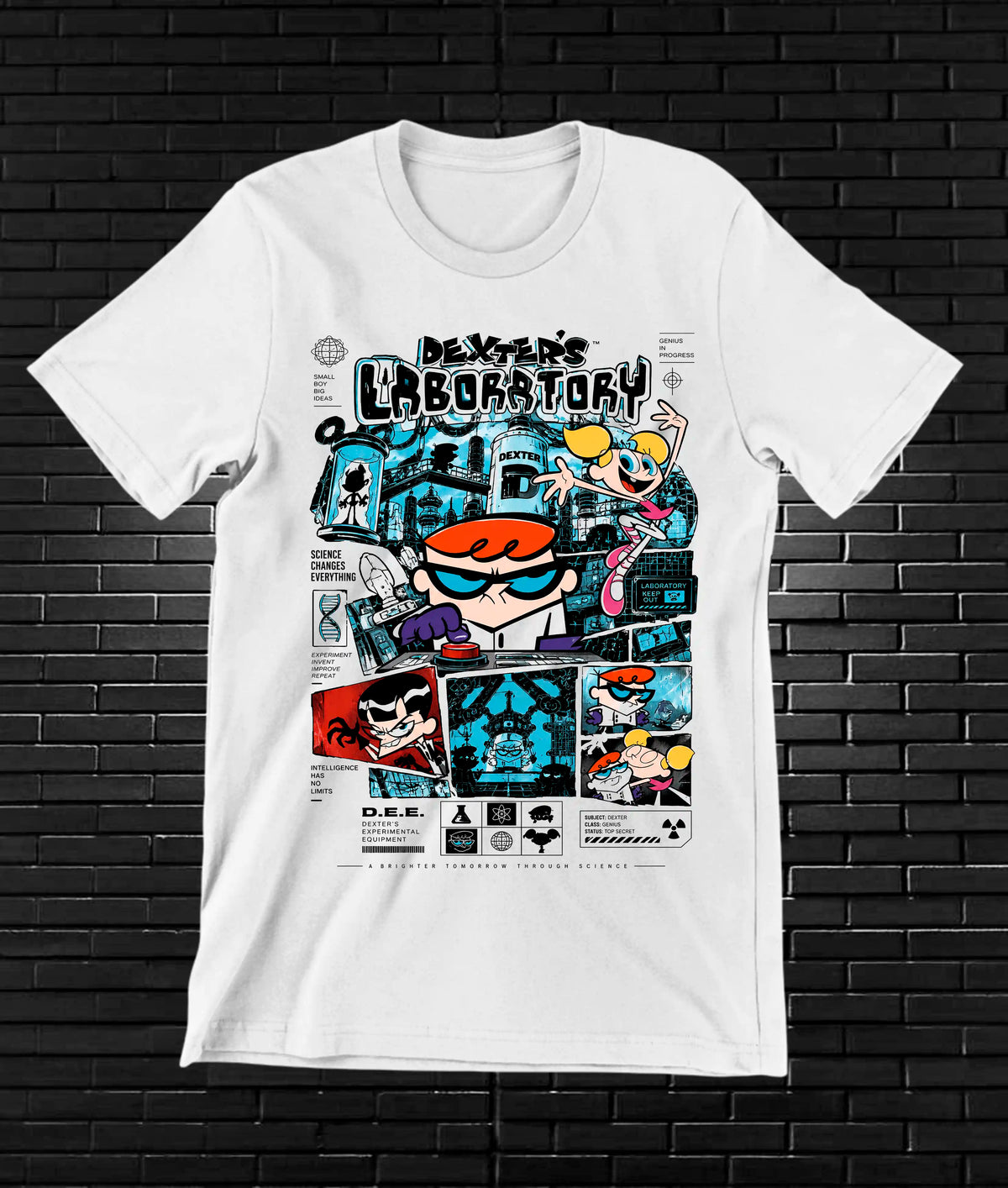 Camiseta El Laboratorio de Dexter CAMINE - CAVOX Blanco
