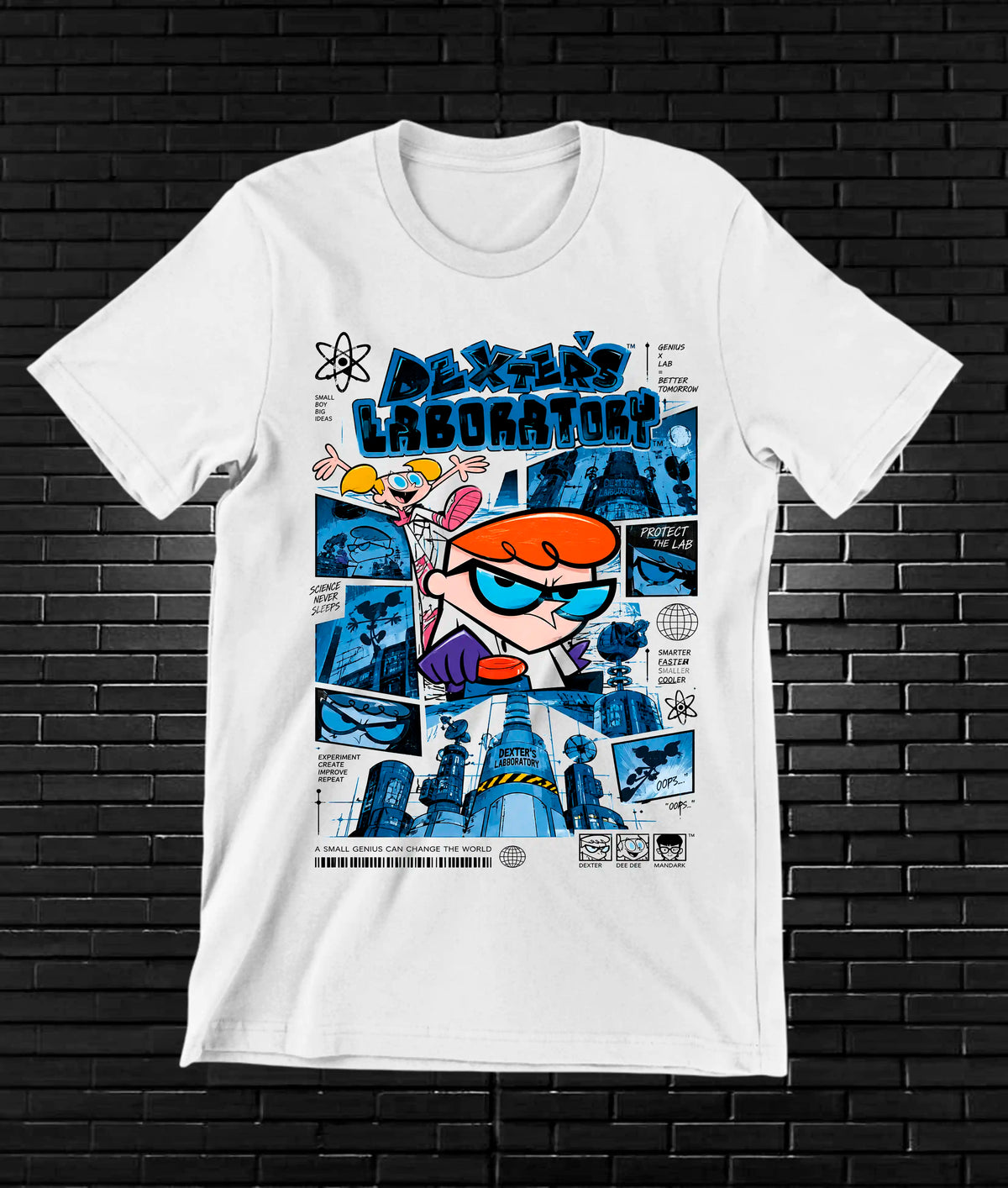 Camiseta El Laboratorio de Dexter CAMINE - MERON Blanco