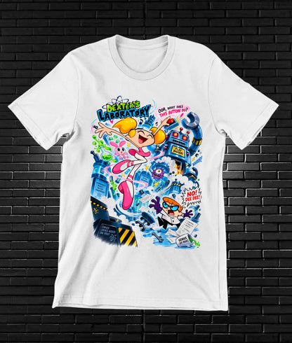 Camiseta El Laboratorio de Dexter MELAR - CAVOX Blanco