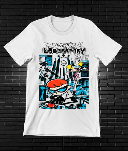 Camiseta El Laboratorio de Dexter MELAR - NIVRA Blanco