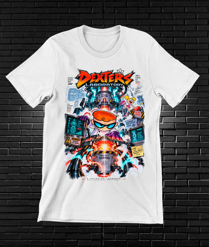 Camiseta El Laboratorio de Dexter NIMOR - BANIX Blanco