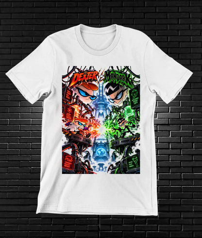 Camiseta El Laboratorio de Dexter NIMOR - MERON Blanco