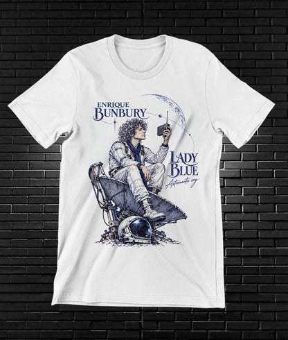 Camiseta Enrique Bunbury – BAMOR – Diseño CAVOX – Blanco