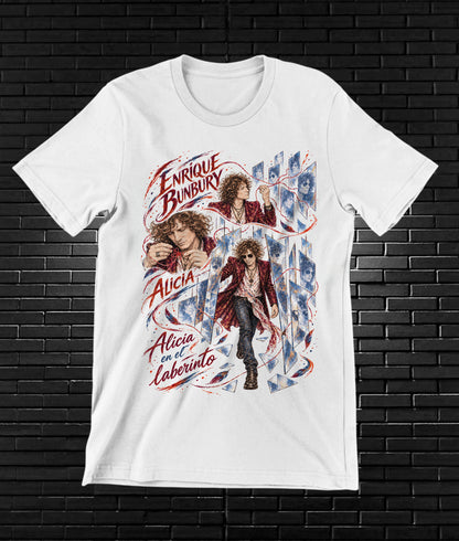 Camiseta Enrique Bunbury – CAMINE – Diseño BANIX – Blanco