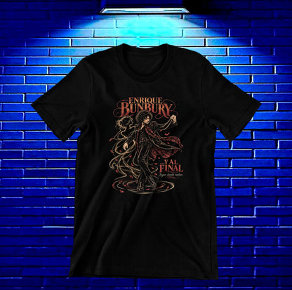 Camiseta Enrique Bunbury – CAMINE – Diseño BAREN – Negro