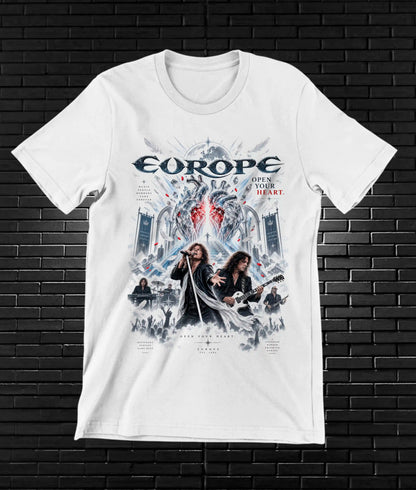 Camiseta Europe – BAMOR – Diseño BANIX – Blanco