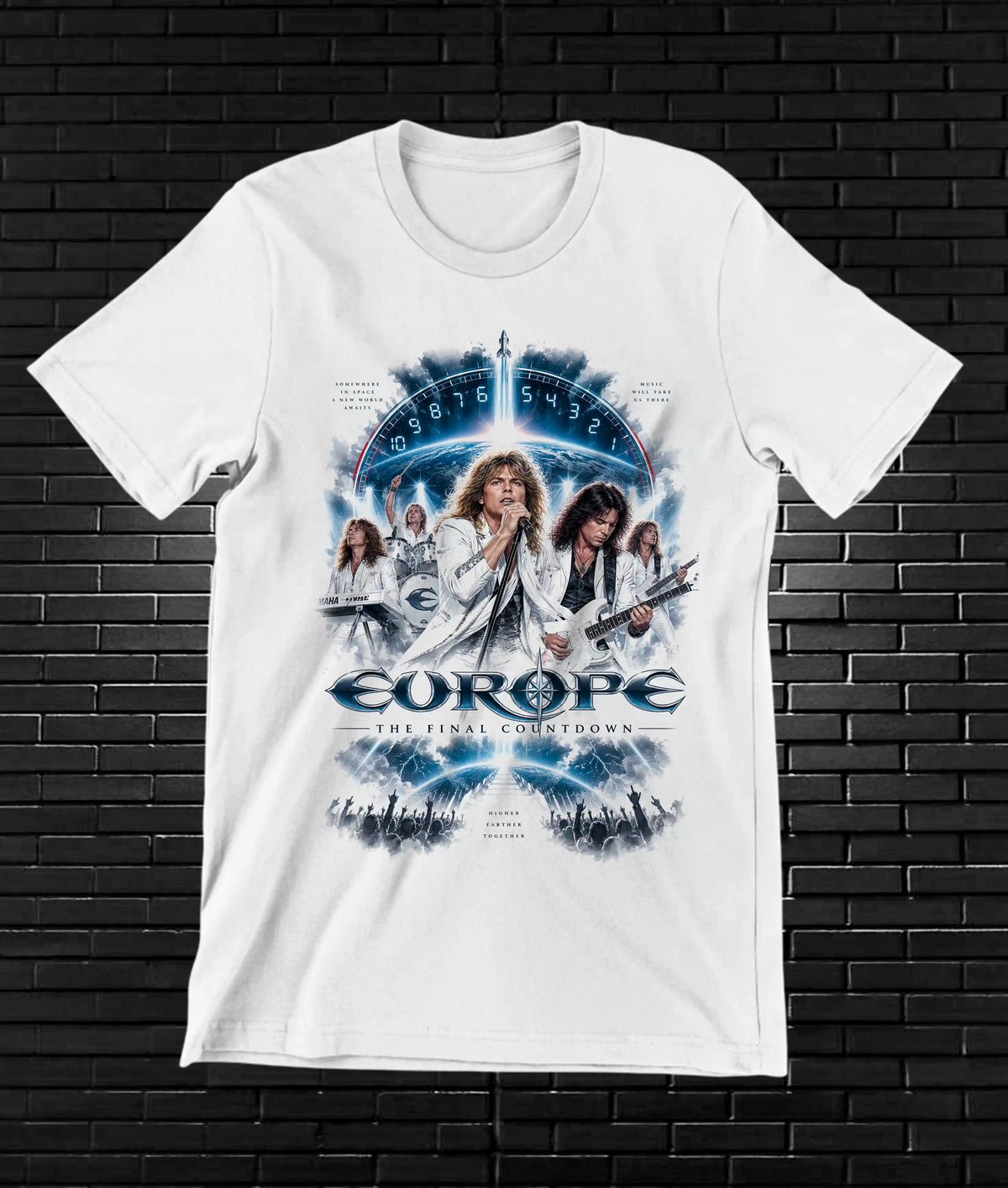 Camiseta Europe – BAMOR – Diseño CAVOX – Blanco