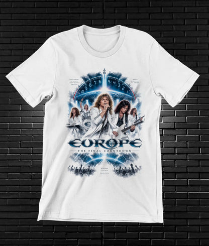 Camiseta Europe – BAMOR – Diseño CAVOX – Blanco