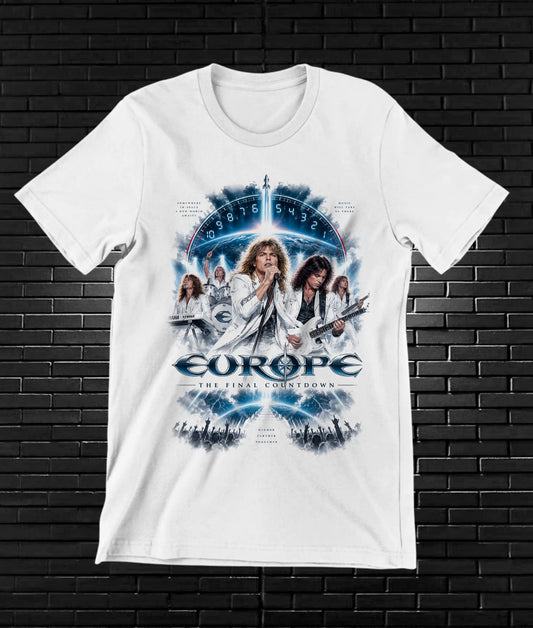 Camiseta Europe – BAMOR – Diseño CAVOX – Blanco