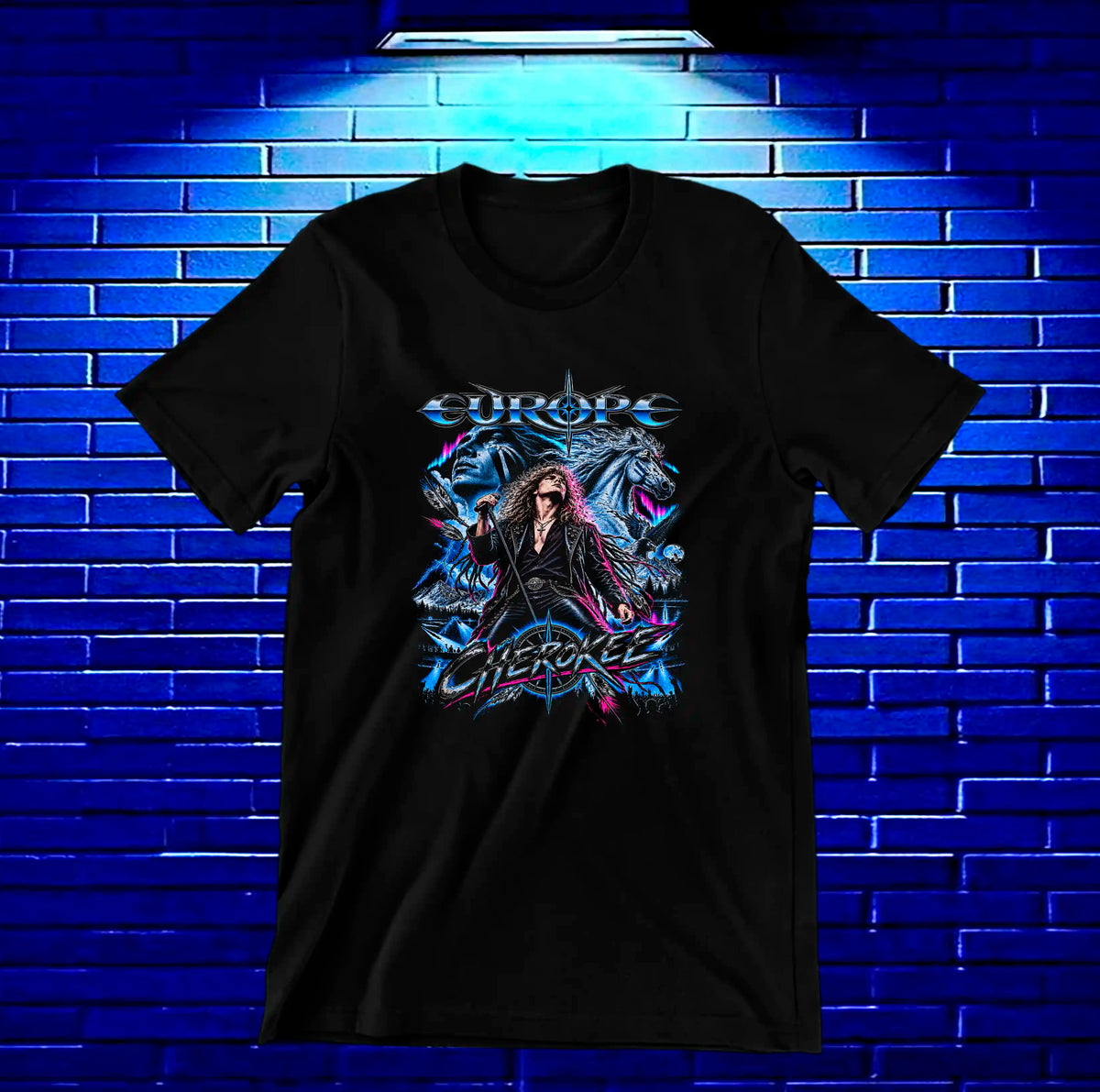Camiseta Europe – BAMOR – Diseño NIVRA – Negro