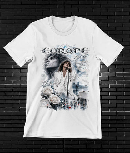 Camiseta Europe – CAMINE – Diseño NIVRA – Blanco