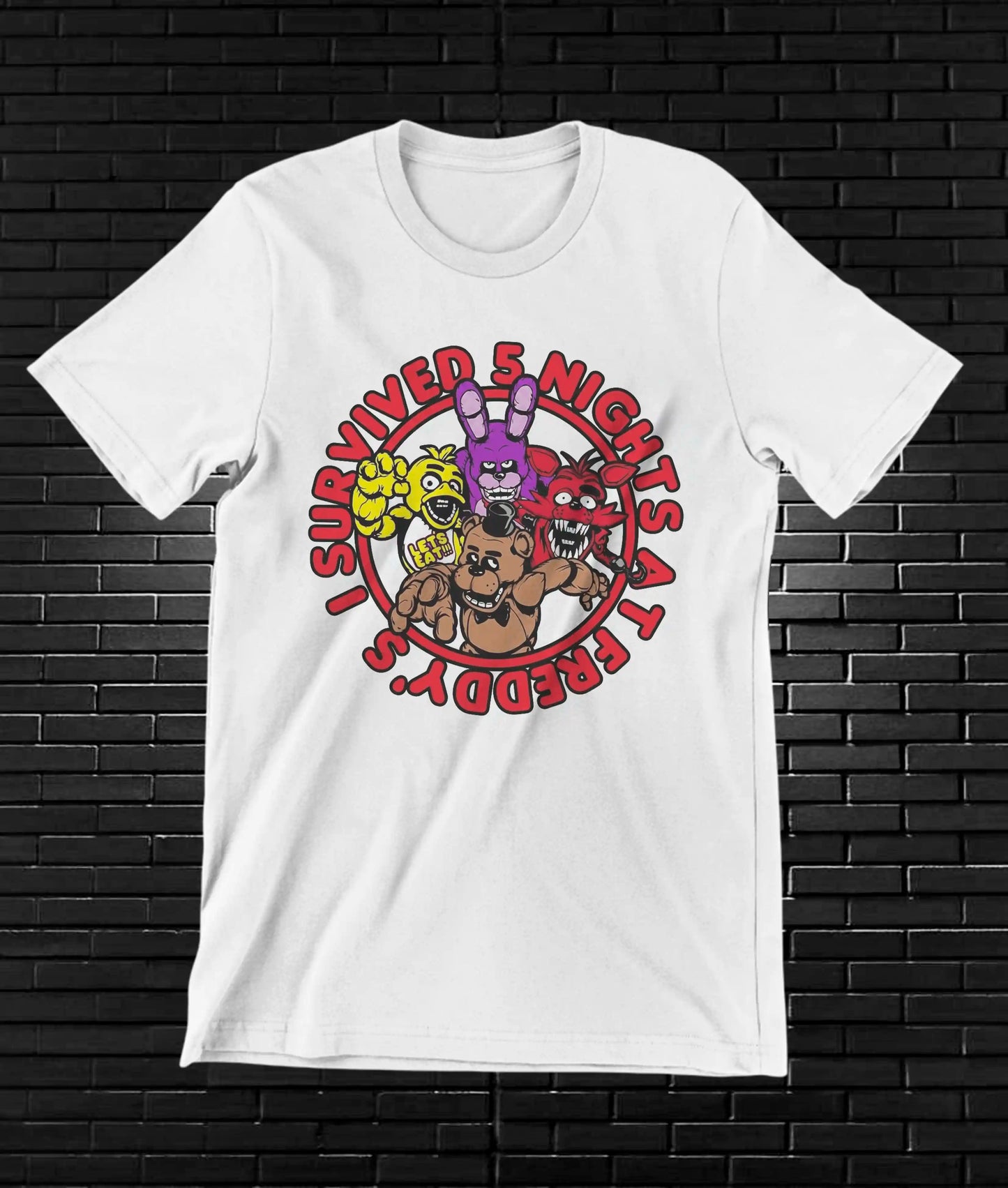 Camiseta Five nights at Freddy's – CAMINE