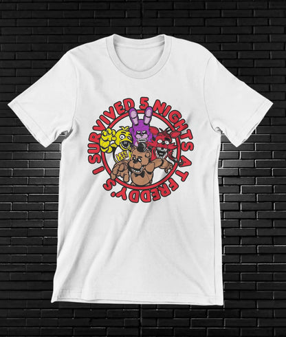 Camiseta Five nights at Freddy's – CAMINE
