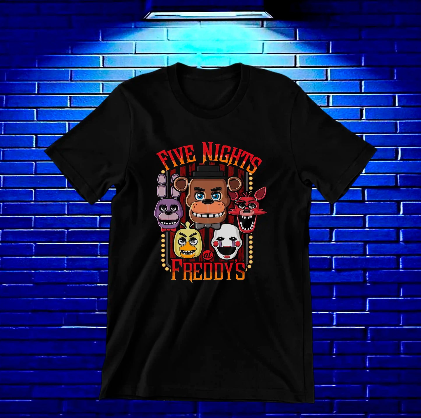 Camiseta Five nights at Freddy's – CAMINE