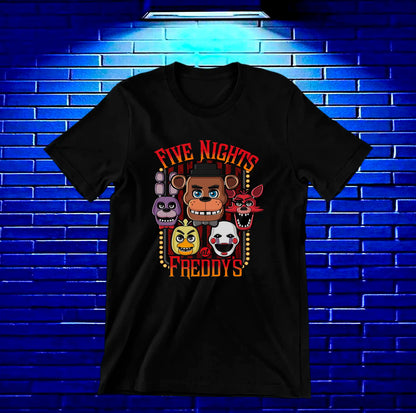 Camiseta Five nights at Freddy's – CAMINE