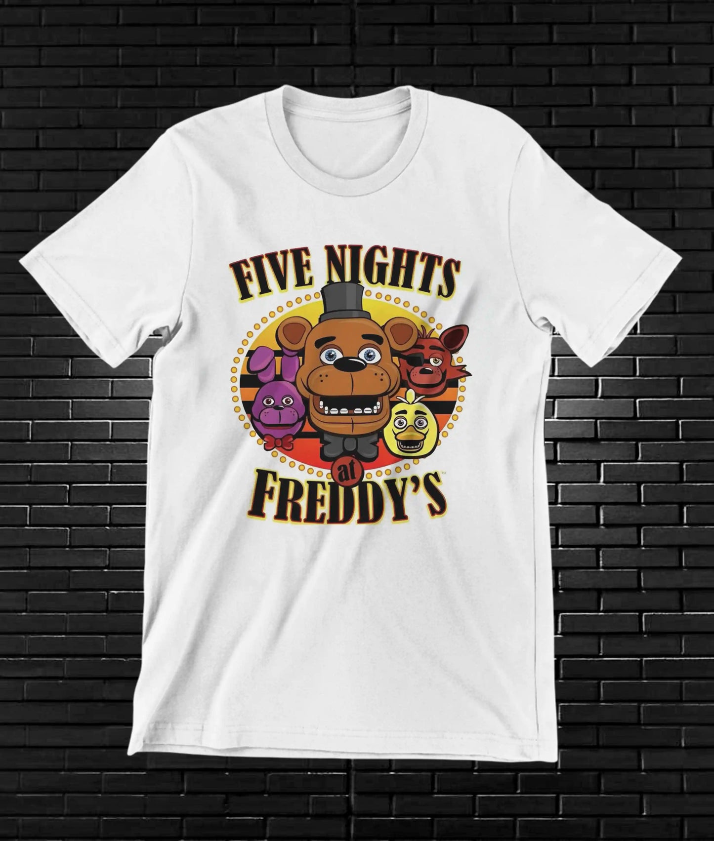 Camiseta Five nights at Freddy's – CAMINE