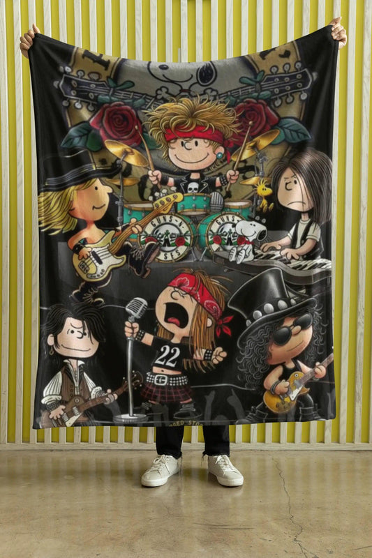 Cobija Guns N' Roses – Banda · personajes ilustrados