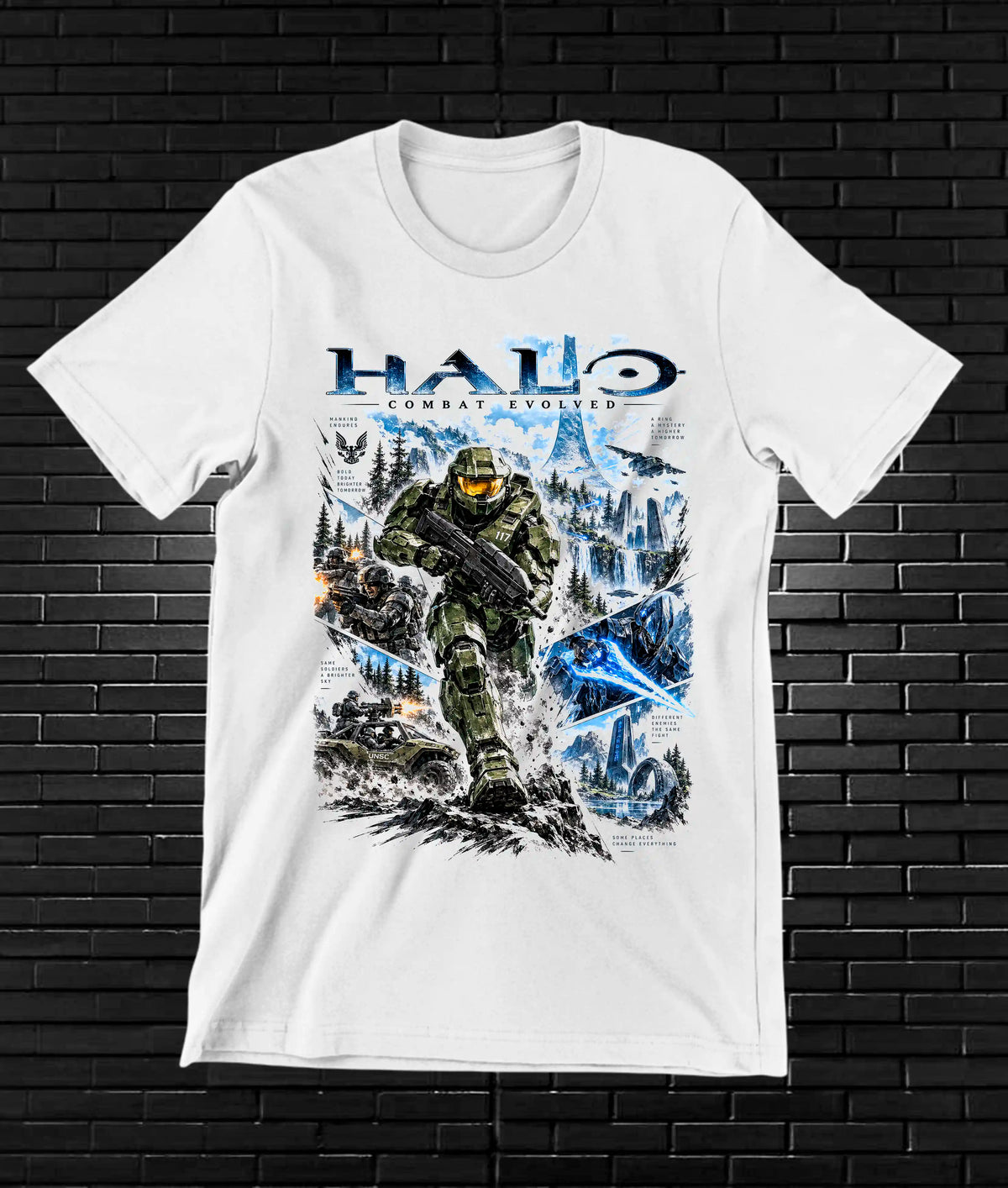 Camiseta Halo BAMOR - BANIX Blanco