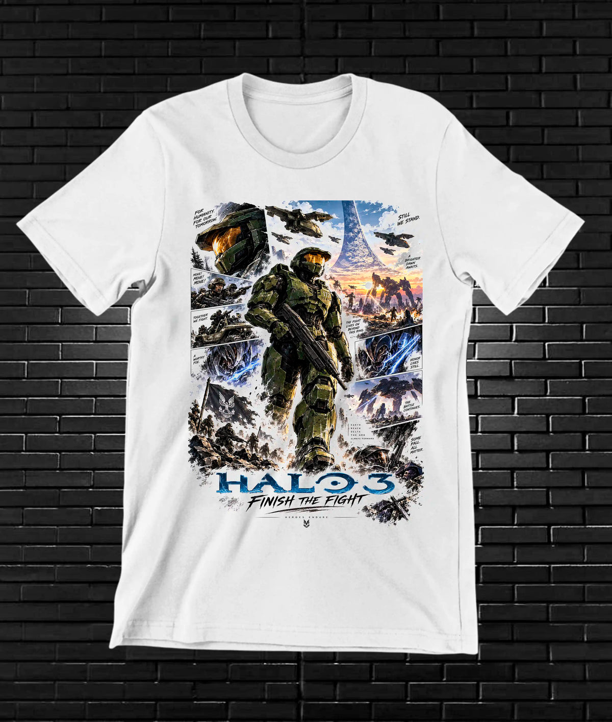 Camiseta Halo BAMOR - CAVOX Blanco