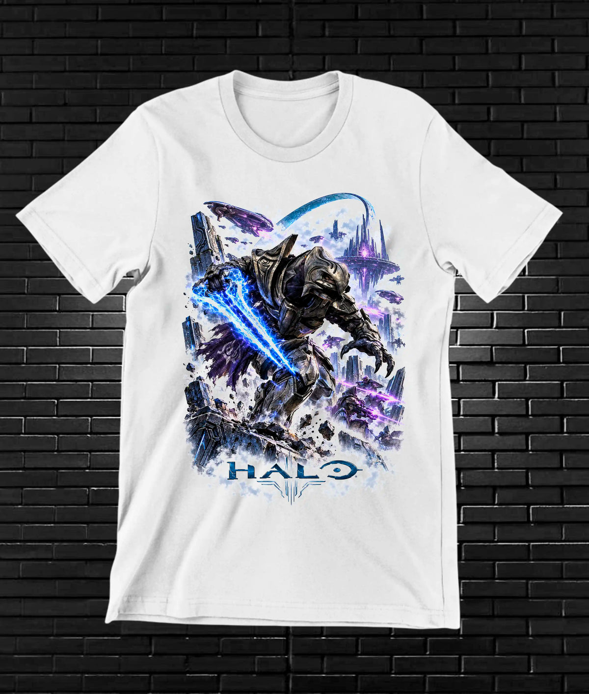 Camiseta Halo BAMOR - MERON Blanco
