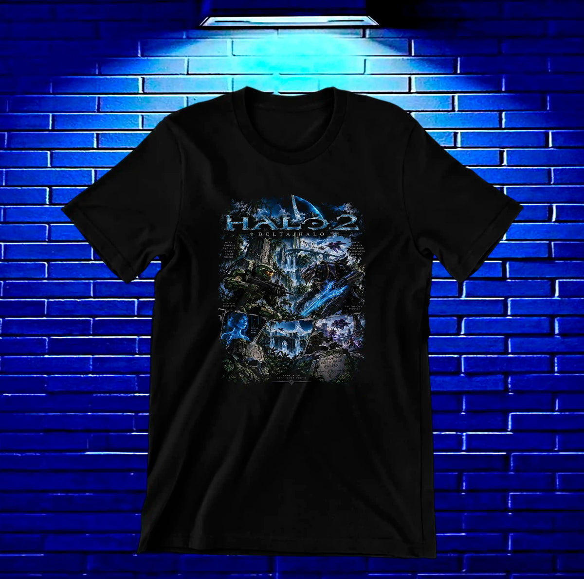 Camiseta Halo BAMOR - MERON Negro