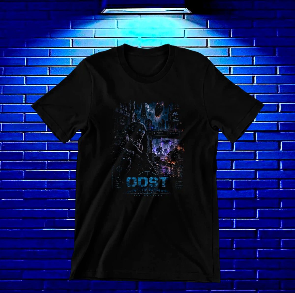 Camiseta Halo BAMOR - NIVRA Negro