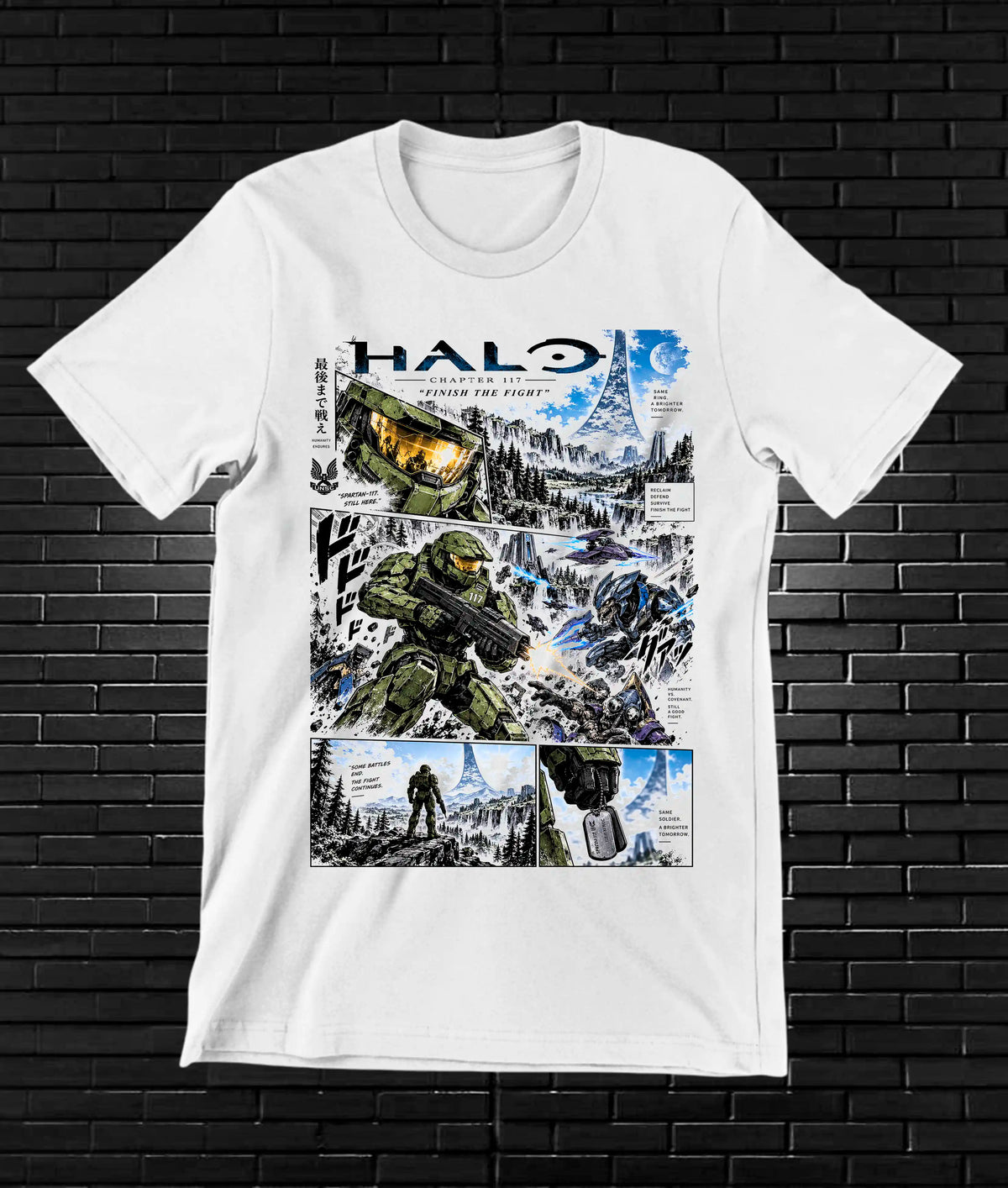 Camiseta Halo CAMINE - MERON Blanco