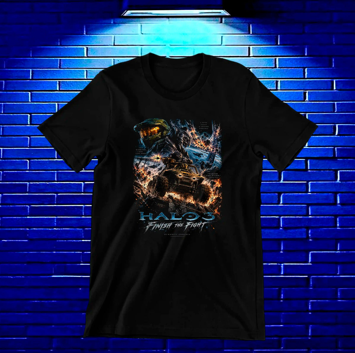 Camiseta Halo CAMINE - MERON Negro