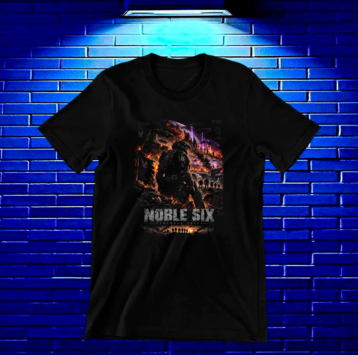 Camiseta Halo CAMINE - NIVRA Negro
