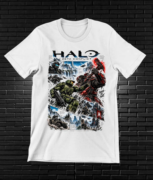 Camiseta Halo CAVEN - BAREN Blanco
