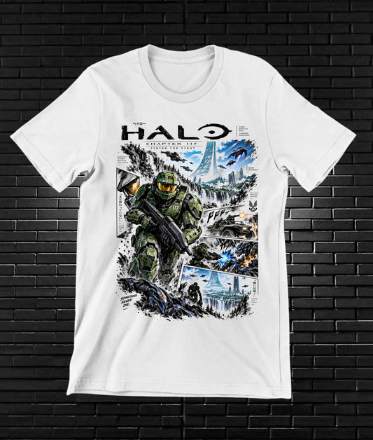Camiseta Halo CAVEN - MERON Blanco