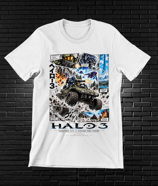 Camiseta Halo MELAR - MERON Blanco