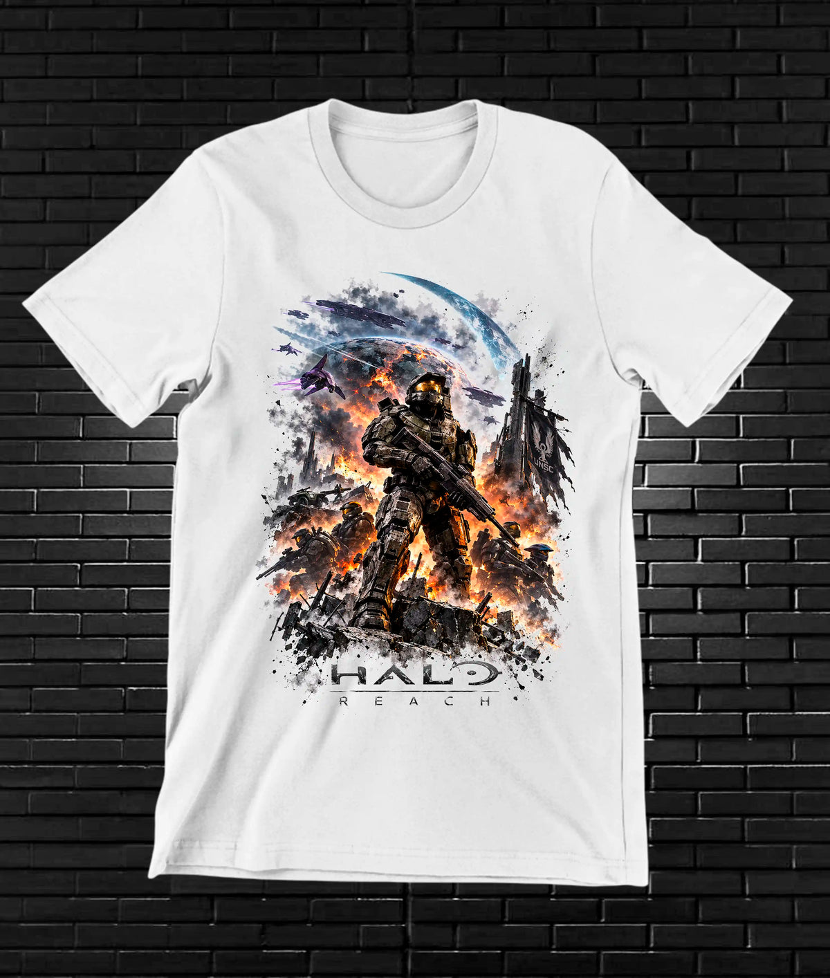 Camiseta Halo NIMOR - BAREN Blanco