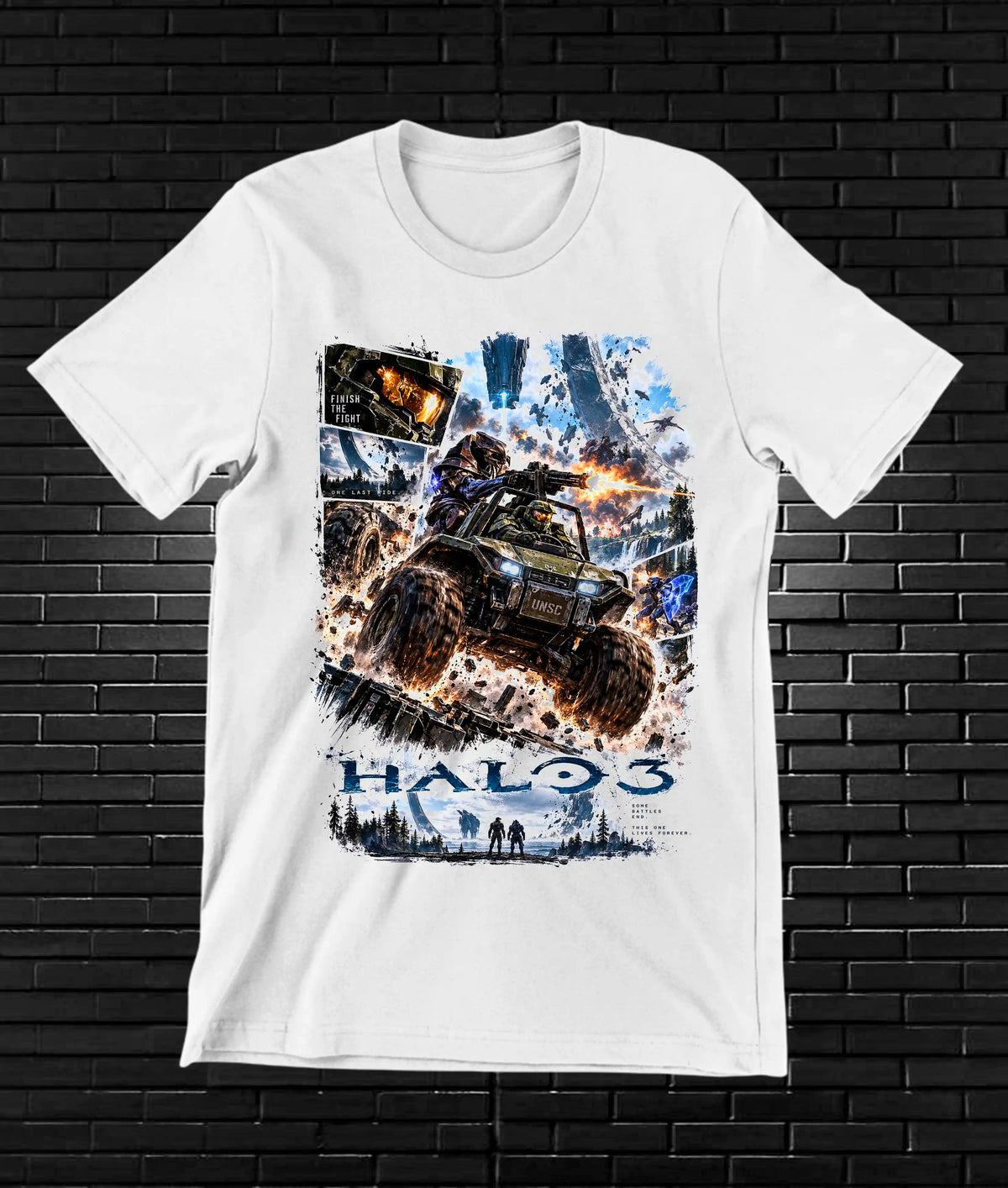 Camiseta Halo NIREN - BANIX Blanco