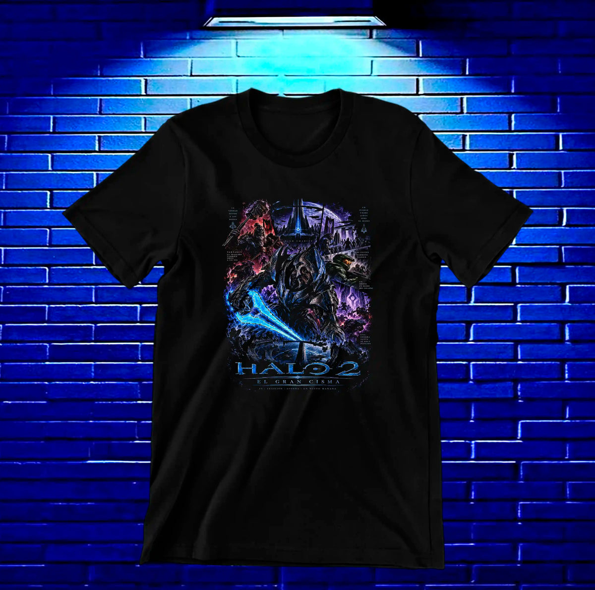 Camiseta Halo NIREN - BANIX Negro