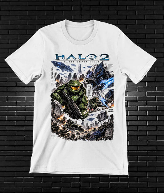 Camiseta Halo NIREN - BAREN Blanco