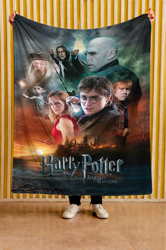Cobija Harry Potter – Harry · collage y luna