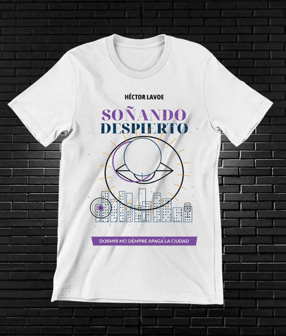 Camiseta Héctor Lavoe BAMOR diseño NIVRA color Blanco
