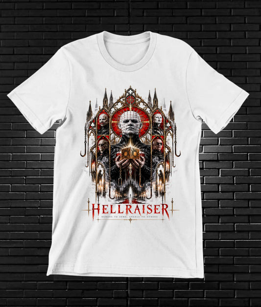 Camiseta Hellraiser BAMOR - NIVRA Blanco