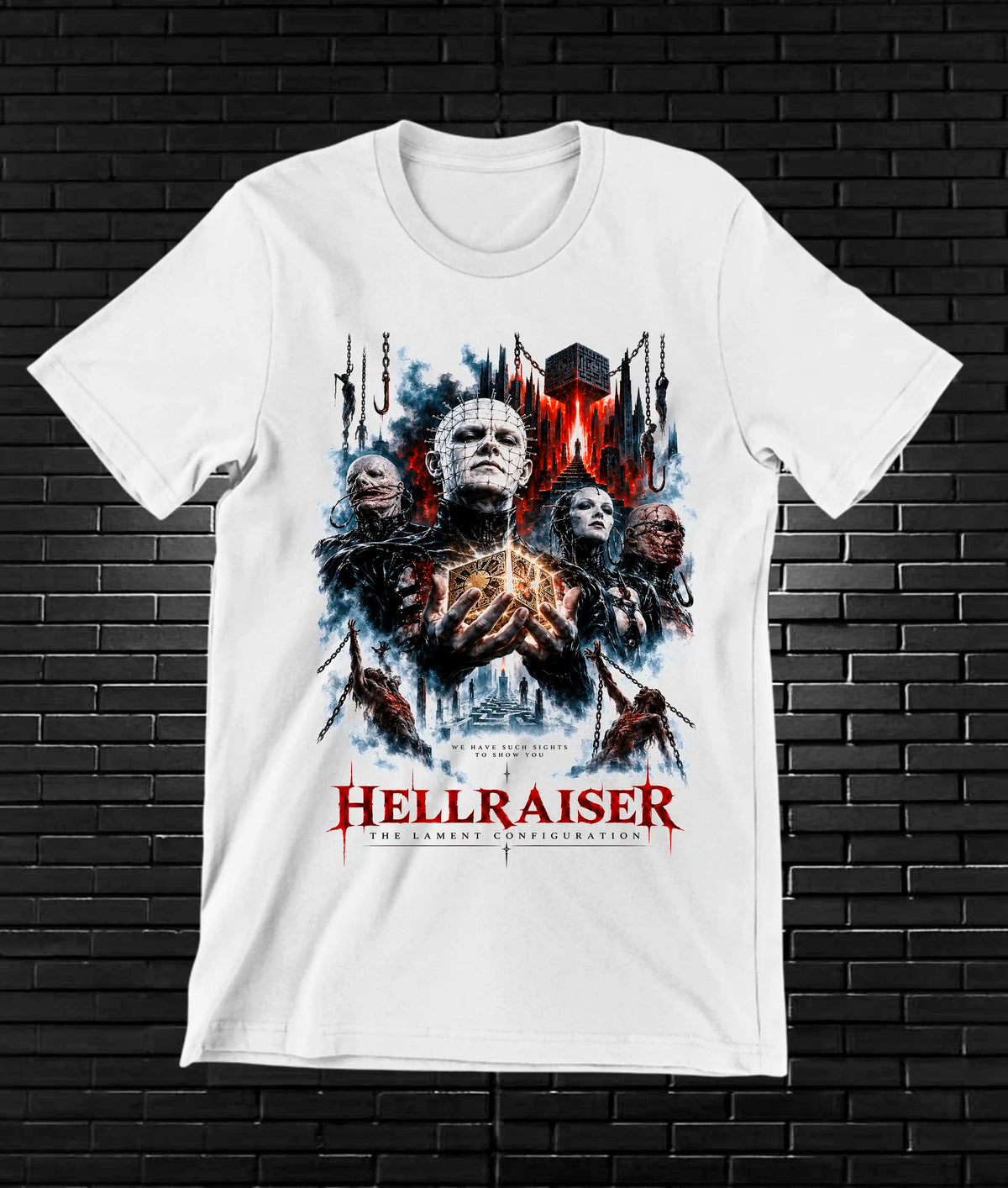 Camiseta Hellraiser NIMOR - CAVOX Blanco