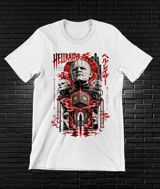 Camiseta Hellraiser NIMOR - NIVRA Blanco