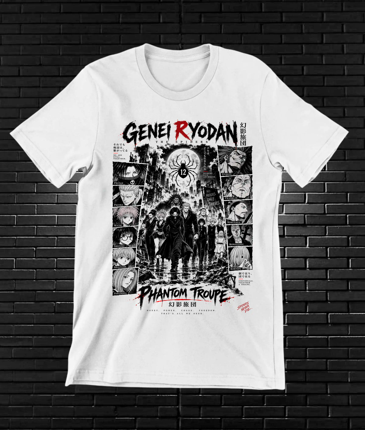 Camiseta Hunter x Hunter CAMINE - CAVOX Blanco
