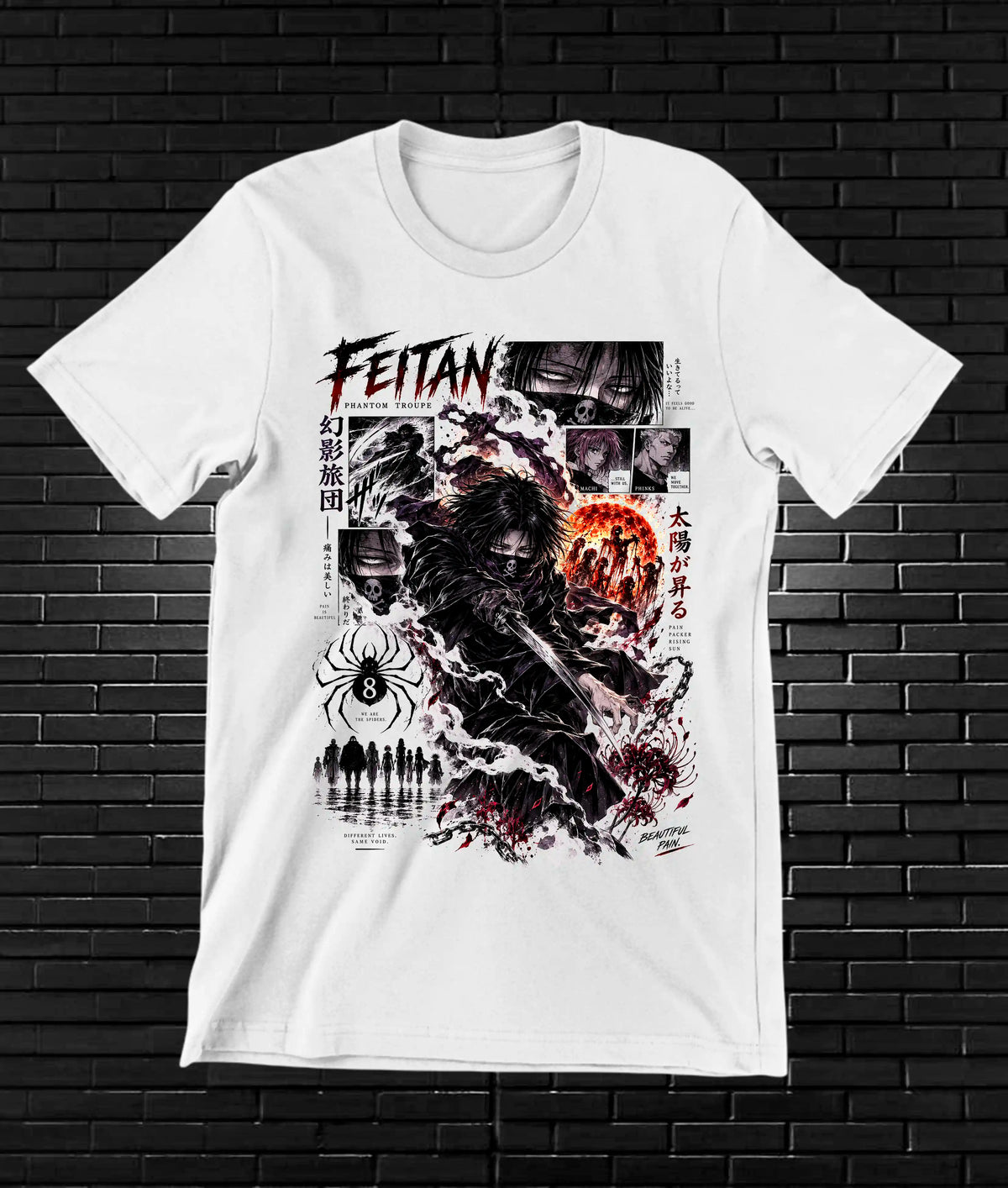 Camiseta Hunter x Hunter CAMINE - MERON Blanco