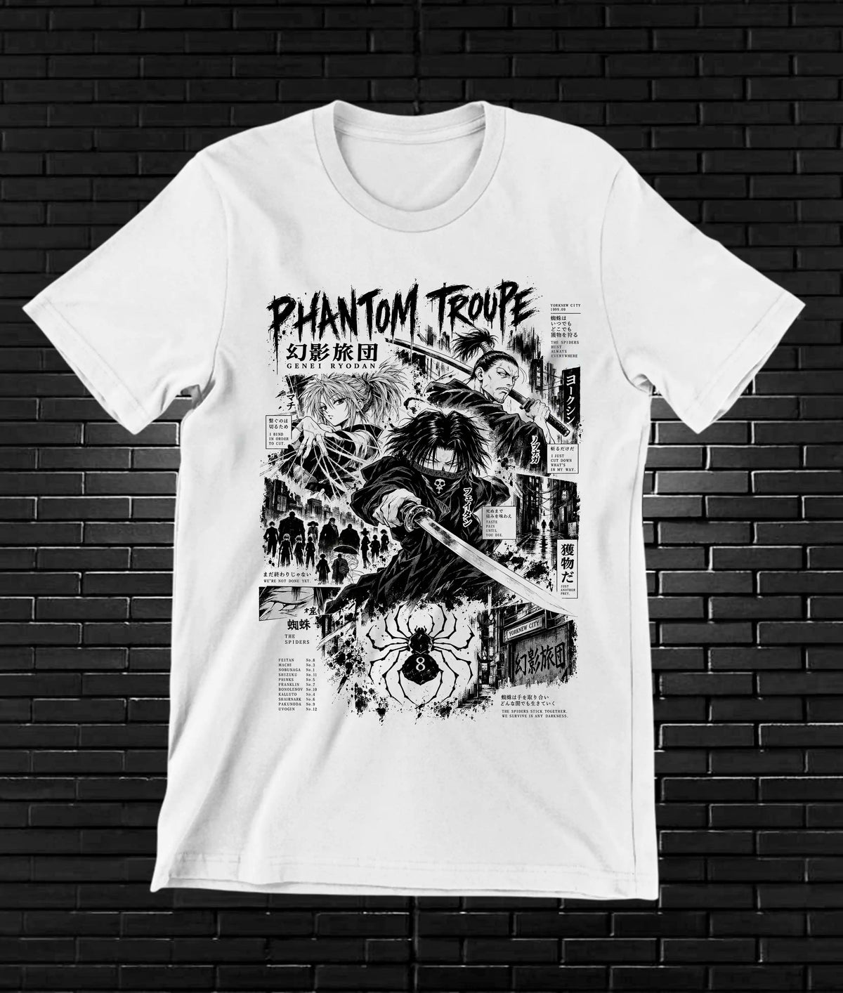 Camiseta Hunter x Hunter CAMINE - NIVRA Blanco