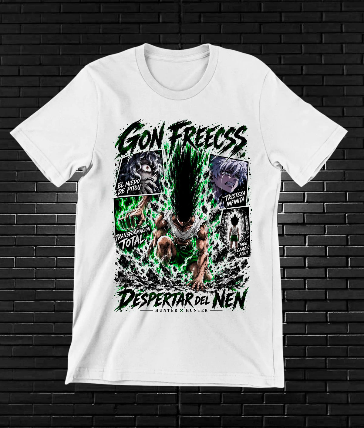Camiseta Hunter x Hunter Gon BAMOR - BANIX Blanco