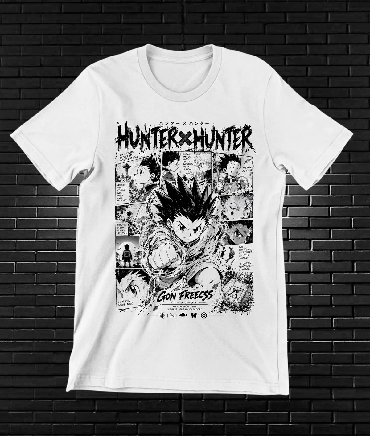 Camiseta Hunter x Hunter Gon BAMOR - BAREN Blanco