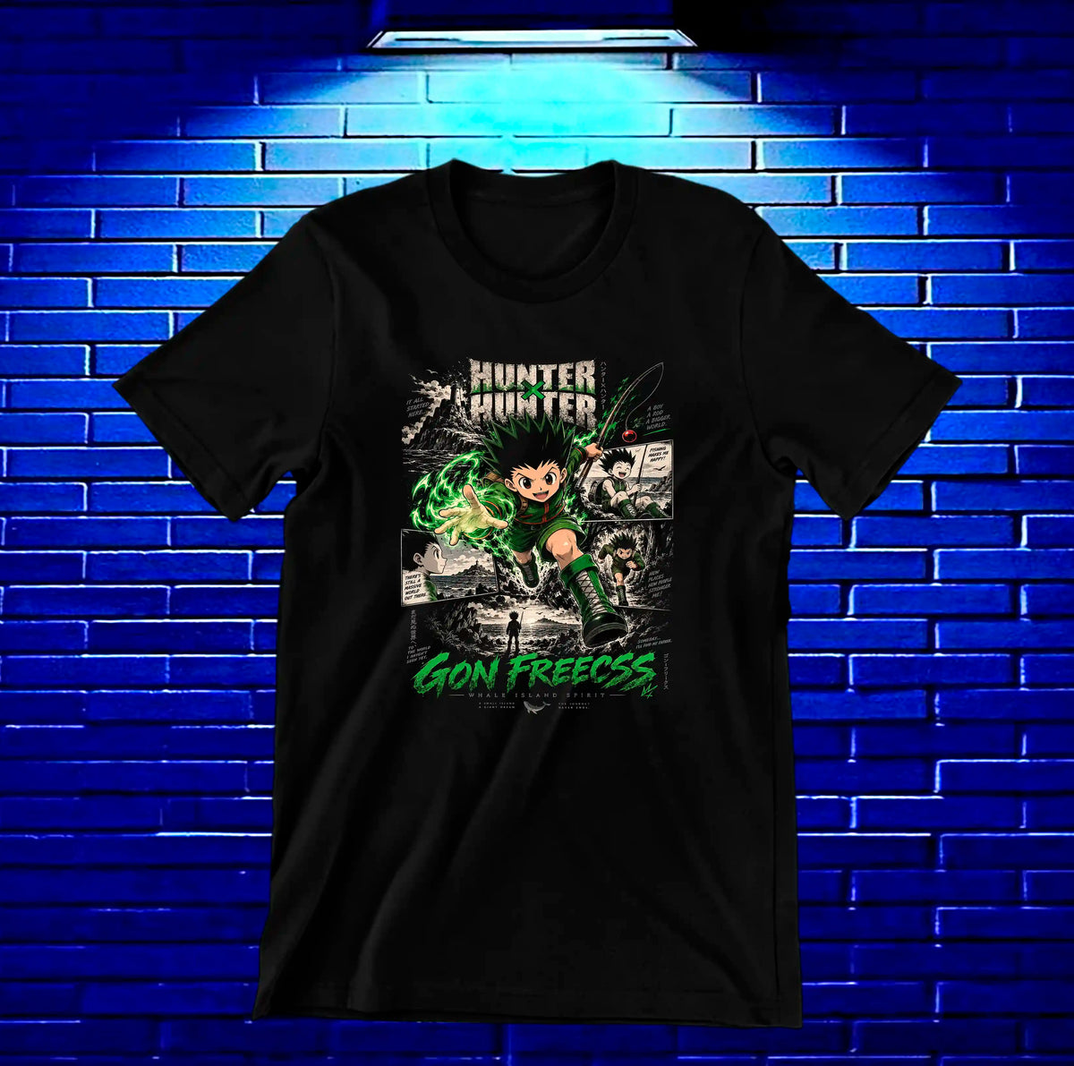 Camiseta Hunter x Hunter Gon BAMOR - NIVRA Negro