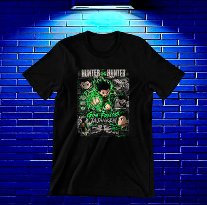 Camiseta Hunter x Hunter Gon CAMINE - BANIX Negro