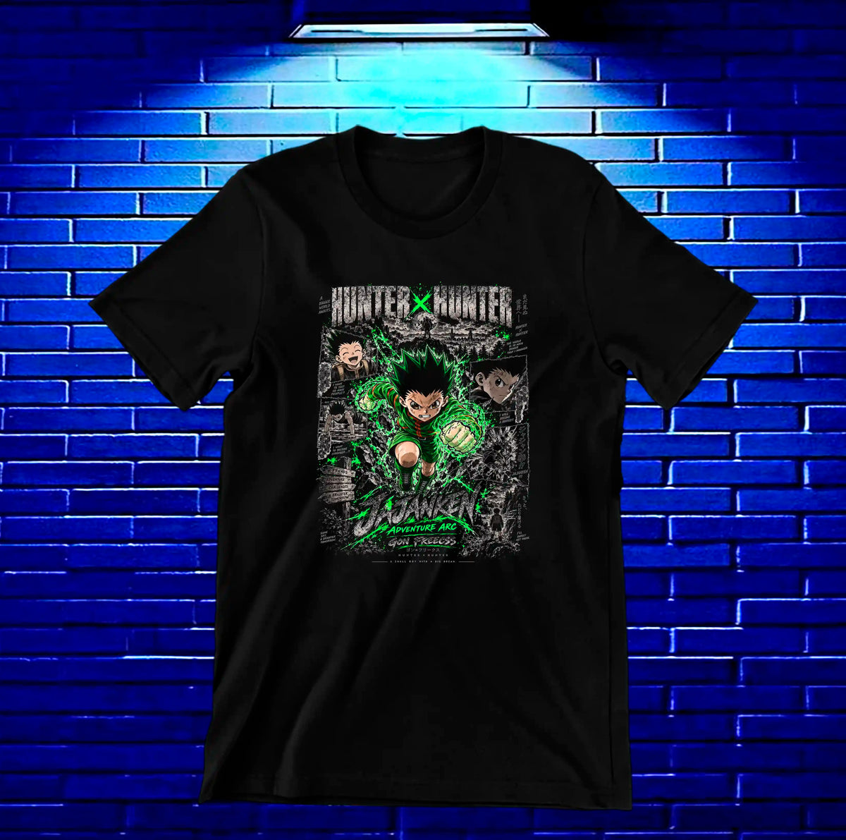 Camiseta Hunter x Hunter Gon CAMINE - CAVOX Negro