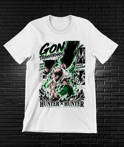 Camiseta Hunter x Hunter Gon CAMINE - MERON Blanco
